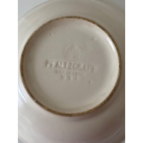 4 PFALTZGRAFF Soup Cereal Gazebo BOWL Ivory Beige Replacement VTG - Picture 5 of 8